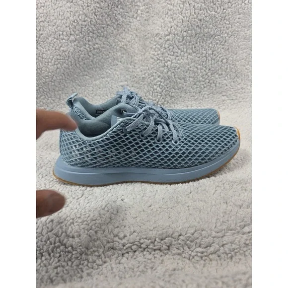 Nobull Project Knit Runner Diamond Mesh Blue Gum Running Shoes Women 8.5 Men 7 - Picture 10 of 14